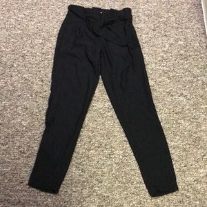 Sleek black dress pants